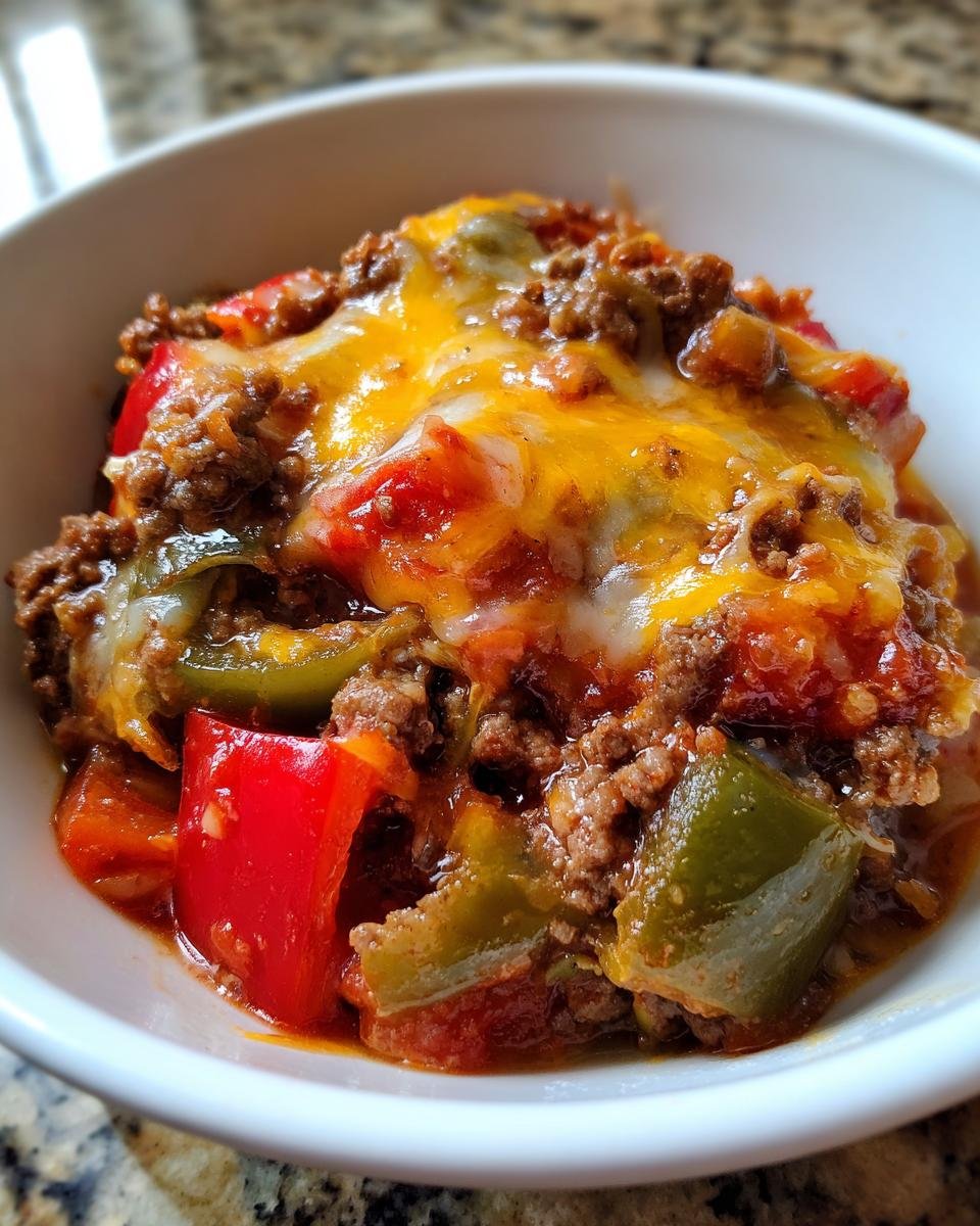 Unstuffed Pepper Skillet - detail 2
