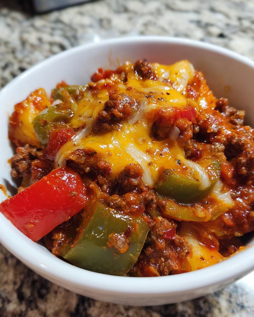 Unstuffed Pepper Skillet - detail 3