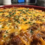 Beef Enchilada Fideo Skillet