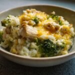 Cheesy Chicken Broccoli Rice Casserole