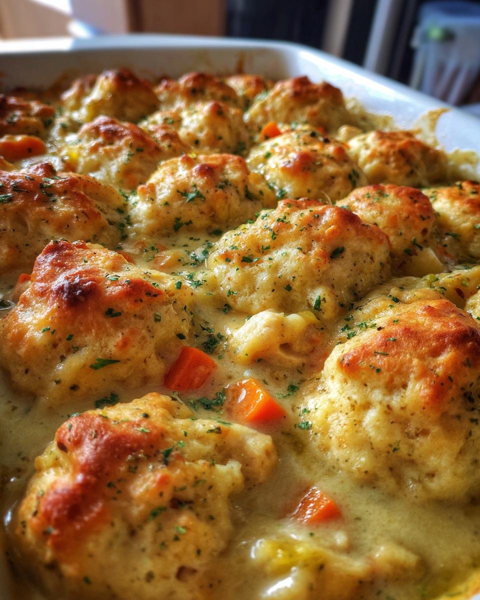 Chicken and Dumpling Casserole - detail 3