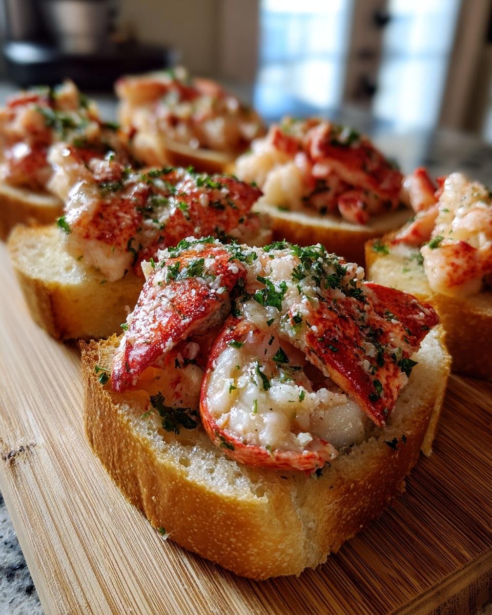 Lobster Garlic Bread - detail 1