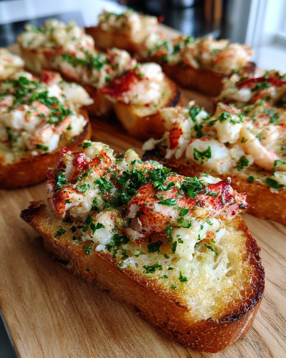 Lobster Garlic Bread - detail 2