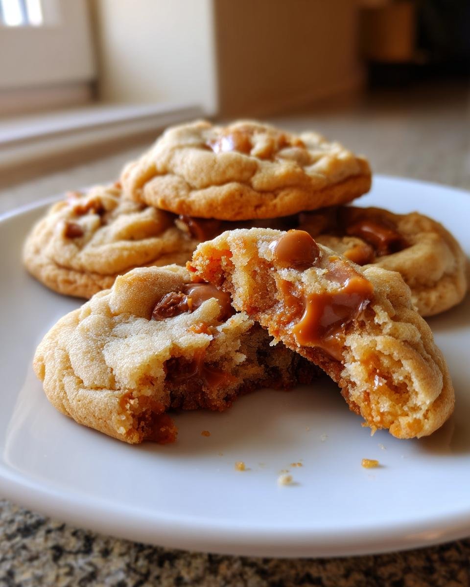 Perfect Chewy Caramel Cookies - detail 3