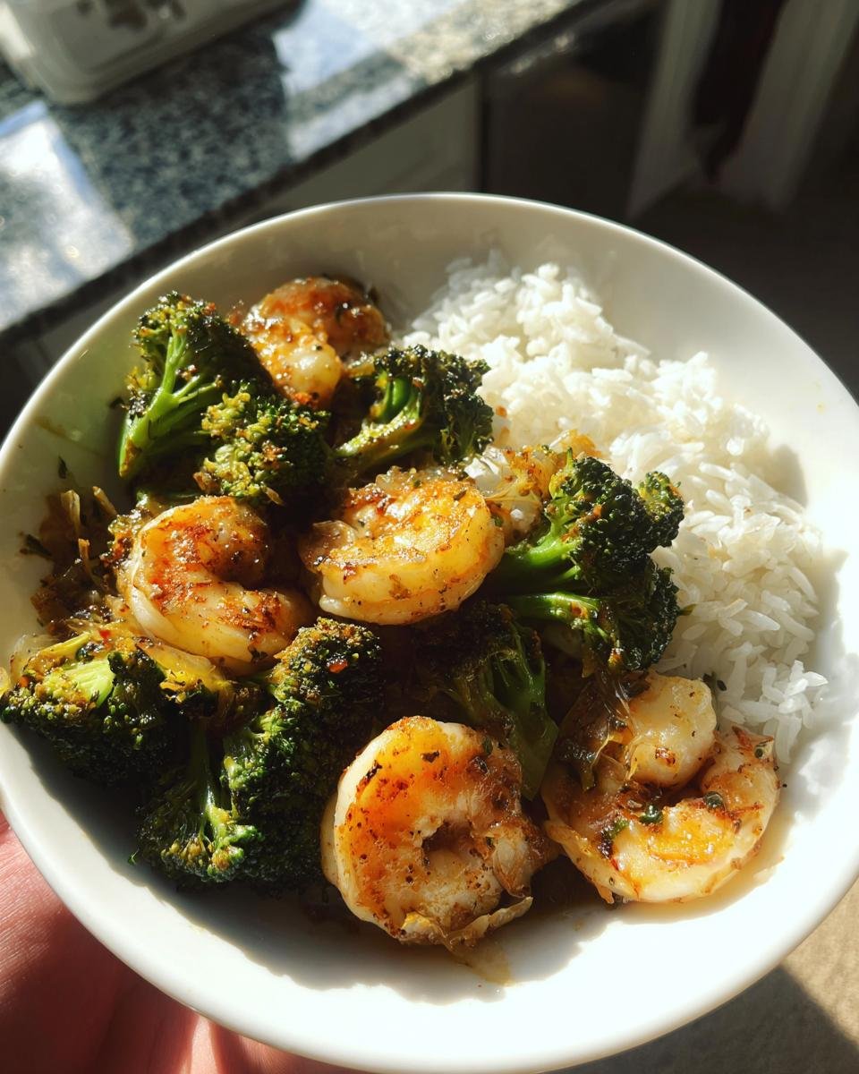 Shrimp and Broccoli Stir-Fry - detail 1