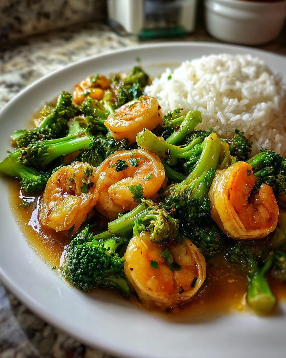 Shrimp and Broccoli Stir-Fry - detail 2